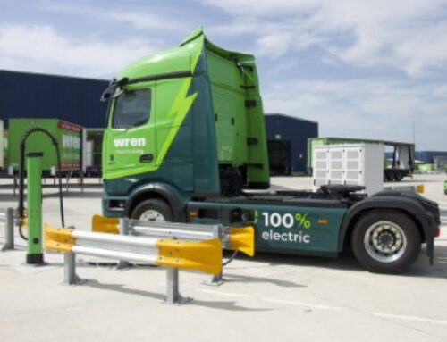 Mer powers eHGVs for Wren Kitchens with bespoke depot charging installation