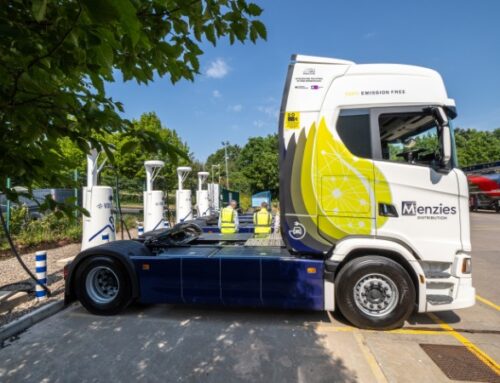 Menzies Distribution Solutions adds electric Scanias to fleet